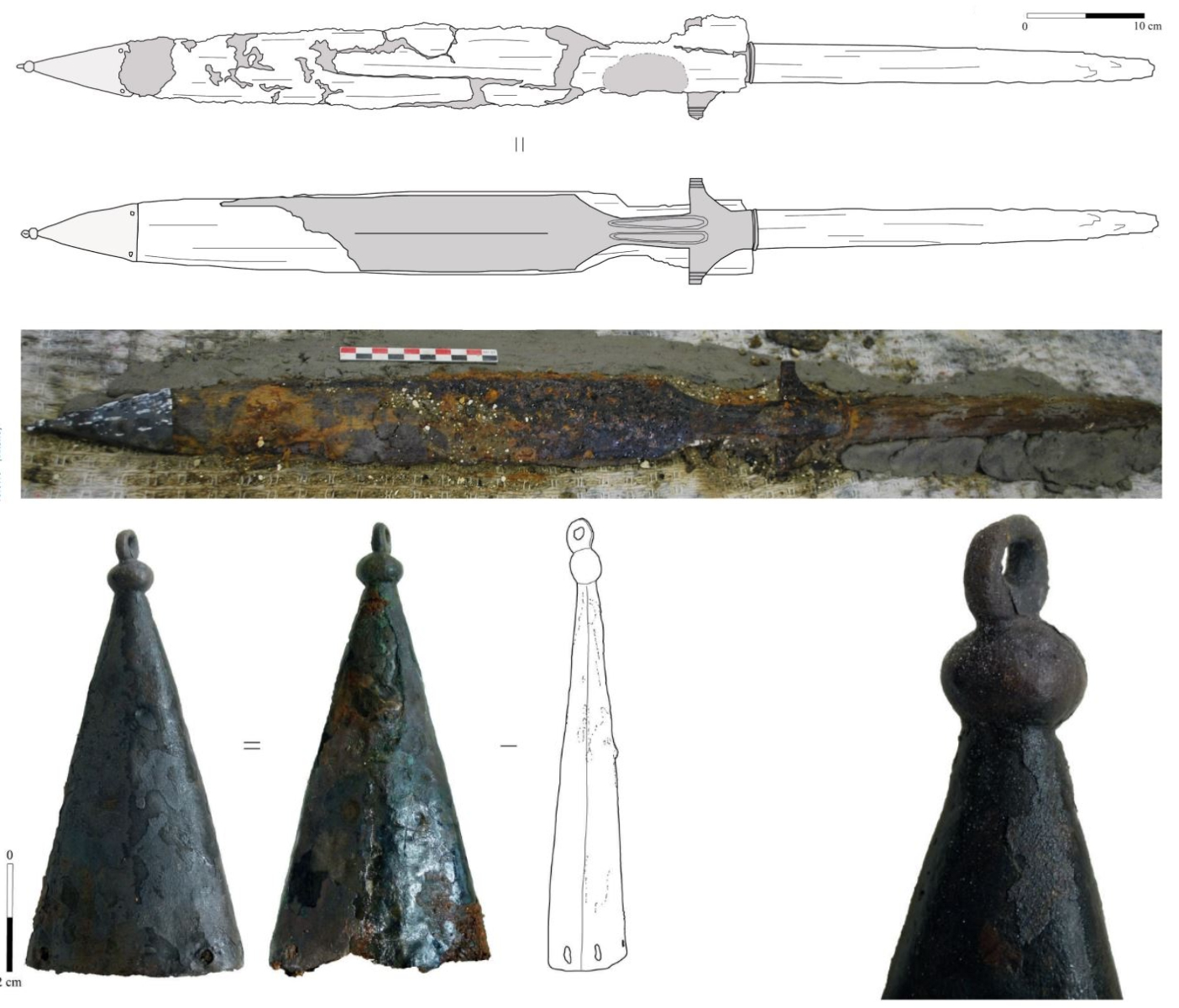 Medieval crossed spears, lances. Single logo in modern thin line